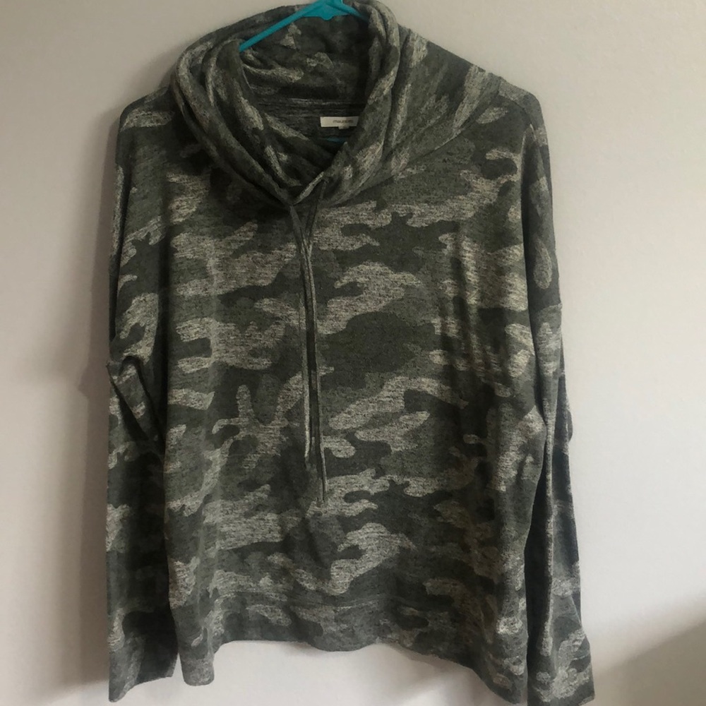 Camo sweater